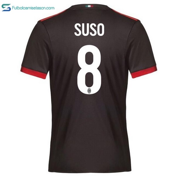 Camiseta Milan 3ª Suso 2017/18